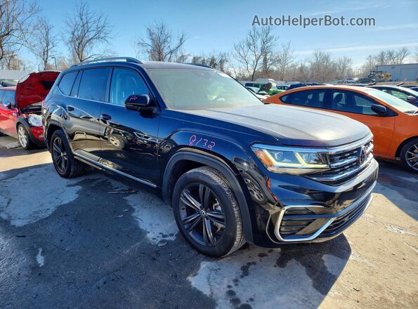 1V2AR2CA2NC523325 2022 VOLKSWAGEN ATLAS Черный Передняя правая четверть