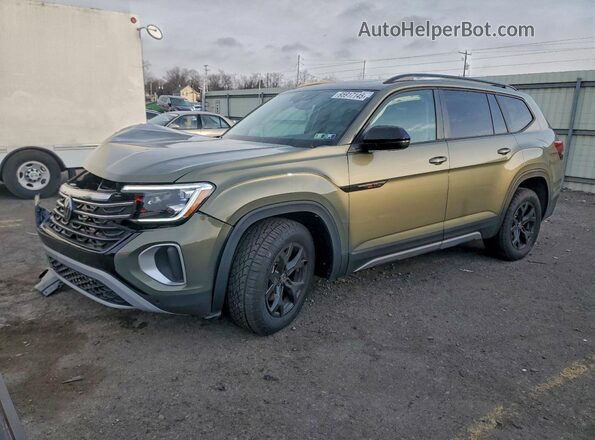 1V2CR2CA4SC513951 2025 VOLKSWAGEN ATLAS Зеленый Передняя левая четверть