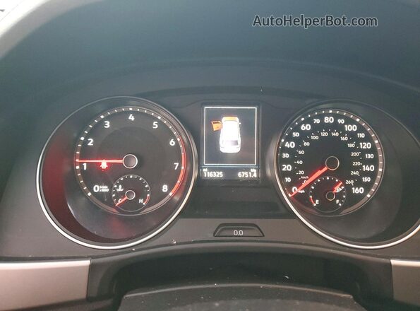 1V2CR2CA9JC520313 2018 VOLKSWAGEN ATLAS Серебряный Вид щитка приборов