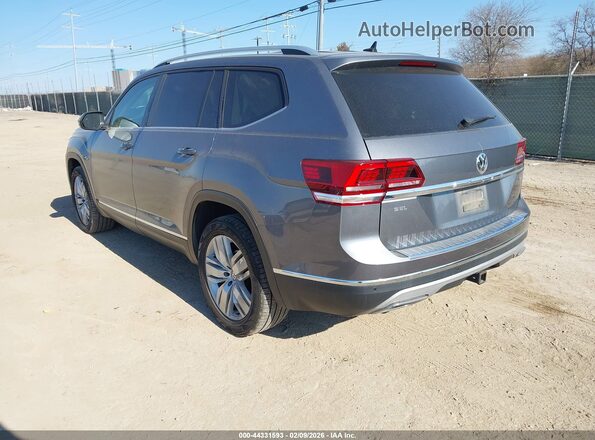 1V2ER2CA7KC589947 2019 VOLKSWAGEN ATLAS Синий Задняя левая четверть
