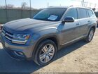 2019 Volkswagen Atlas 3.6l V6 Sel Синий vin: 1V2ER2CA7KC589947