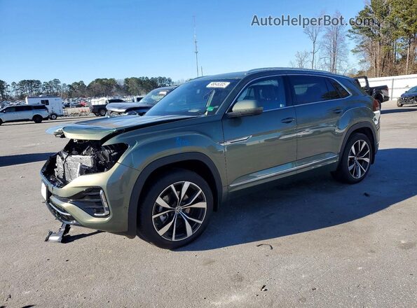 1V2FC2CA2TC208545 2026 VOLKSWAGEN ATLAS Зеленый Передняя левая четверть