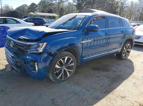 1V2FE2CA3SC215237 2025 VOLKSWAGEN ATLAS Blue Przód lewy