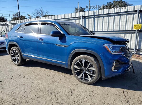 1V2FE2CA3SC215237 2025 VOLKSWAGEN ATLAS Blue Przód prawy