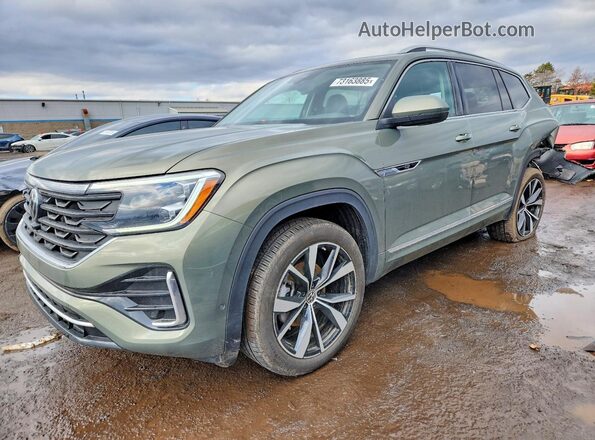 1V2FR2CA7SC531423 2025 VOLKSWAGEN ATLAS Зеленый Передняя левая четверть