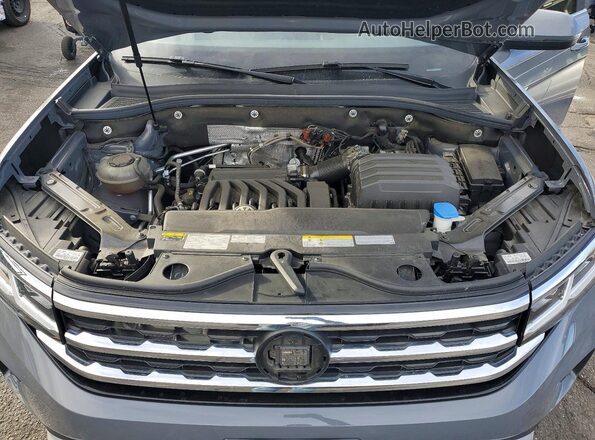 1V2HE2CA9MC217487 2021 VOLKSWAGEN ATLAS Gray უკანა სალონის ხედი