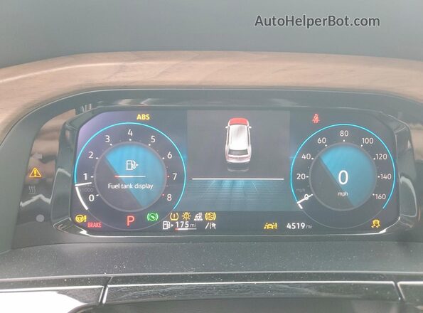 1V2HN2CA7TC513218 2026 VOLKSWAGEN ATLAS Черный Вид щитка приборов