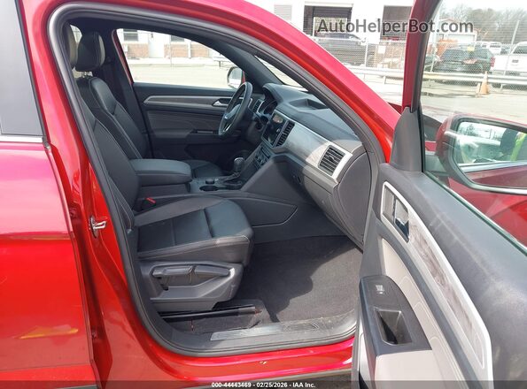 1V2KC2CA6MC207995 2021 VOLKSWAGEN ATLAS Red Widok wnętrza z przodu