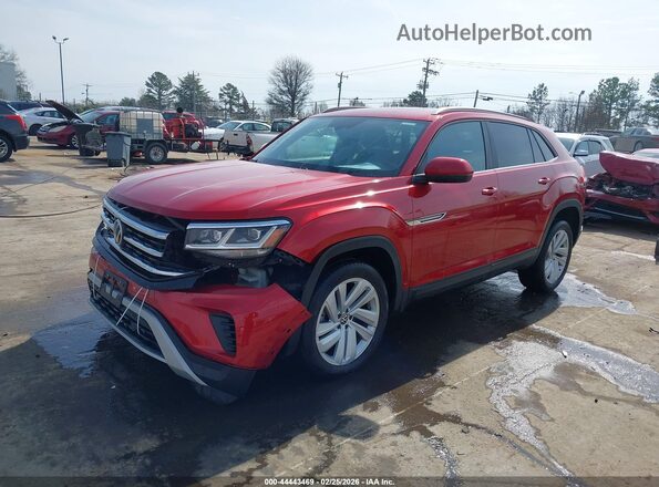 1V2KC2CA6MC207995 2021 VOLKSWAGEN ATLAS Red Przód lewy