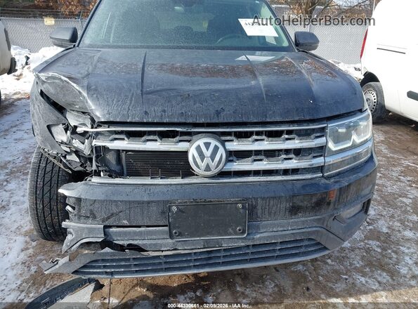 1V2LR2CA0JC502444 2018 VOLKSWAGEN ATLAS Black Դիմացի տեսք