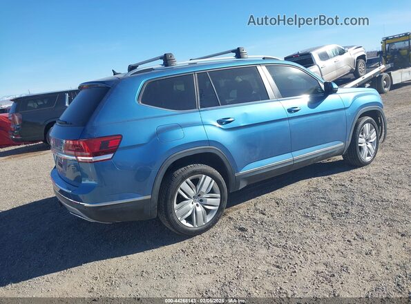 1V2MR2CA1KC553084 2019 VOLKSWAGEN ATLAS Синий Задняя правая четверть
