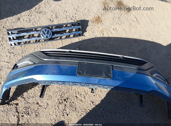 1V2MR2CA1KC553084 2019 VOLKSWAGEN ATLAS Синий Вид щитка приборов