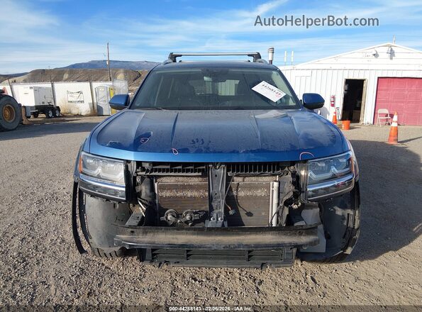 1V2MR2CA1KC553084 2019 VOLKSWAGEN ATLAS Синий Вид задней части салона