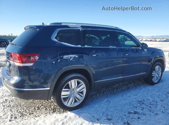 1V2NR2CA9JC514018 2018 VOLKSWAGEN ATLAS Синий Задняя правая четверть