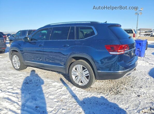 1V2NR2CA9JC514018 2018 VOLKSWAGEN ATLAS Синий Задняя левая четверть