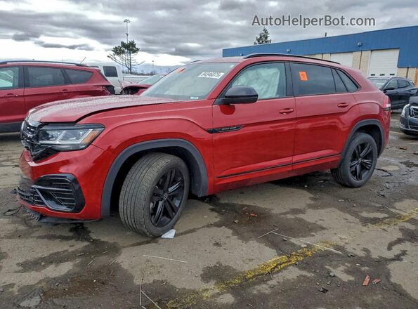 1V2SC2CA8PC213351 2023 VOLKSWAGEN ATLAS Red Առջևի ձախ երեք քառորդ տեսարան