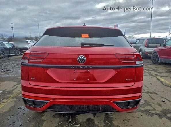 1V2SC2CA8PC213351 2023 VOLKSWAGEN ATLAS Red Հետևի տեսք