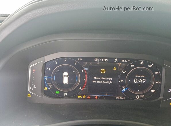 1V2SC2CA8PC213351 2023 VOLKSWAGEN ATLAS Red Սարքավորումների վահանակի տեսք
