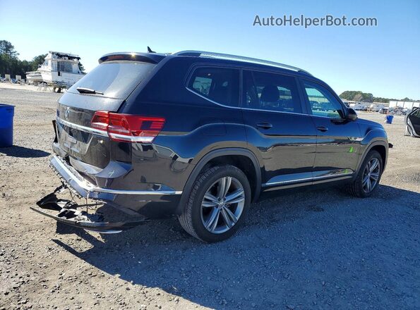 1V2SR2CA3JC588361 2018 VOLKSWAGEN ATLAS Черный Задняя правая четверть