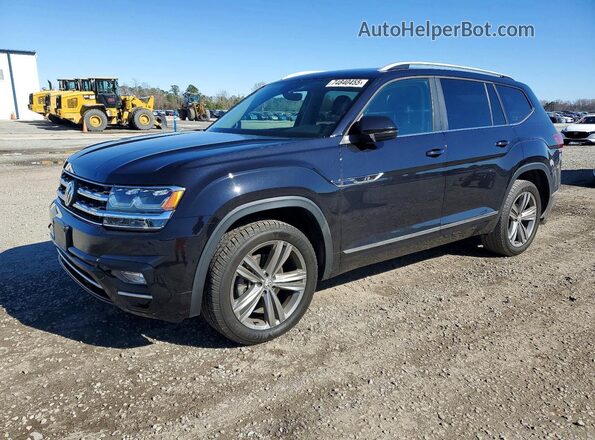 1V2SR2CA3JC588361 2018 VOLKSWAGEN ATLAS Черный Передняя левая четверть