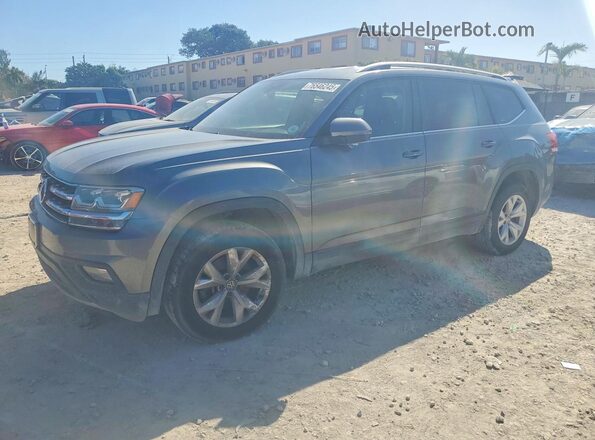 1V2UR2CA1KC540819 2019 VOLKSWAGEN ATLAS Серый Передняя левая четверть