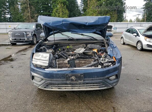 1V2UR2CA3KC512424 2019 VOLKSWAGEN ATLAS Синий Вид спереди