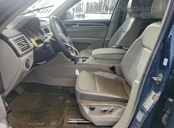 1V2UR2CA3KC512424 2019 VOLKSWAGEN ATLAS Синий Вид салона спереди