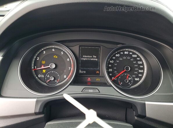 1V2UR2CA9KC518857 2019 VOLKSWAGEN ATLAS Серый Вид щитка приборов