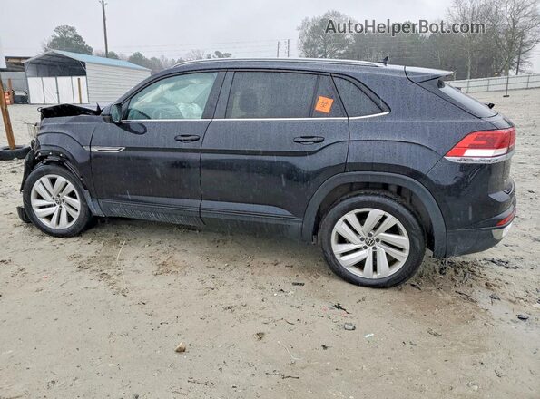1V2WC2CA8MC222709 2021 VOLKSWAGEN ATLAS Черный Задняя левая четверть