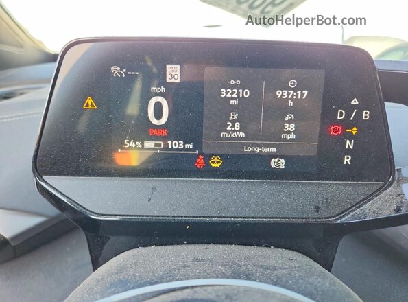 1V2WNPE83PC028854 2023 VOLKSWAGEN ID.4 White Вид щитка приладів