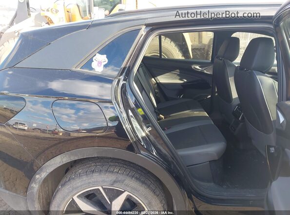 1V2WNPE89PC037610 2023 VOLKSWAGEN ID.4 Black Widok naklejki z numerem VIN
