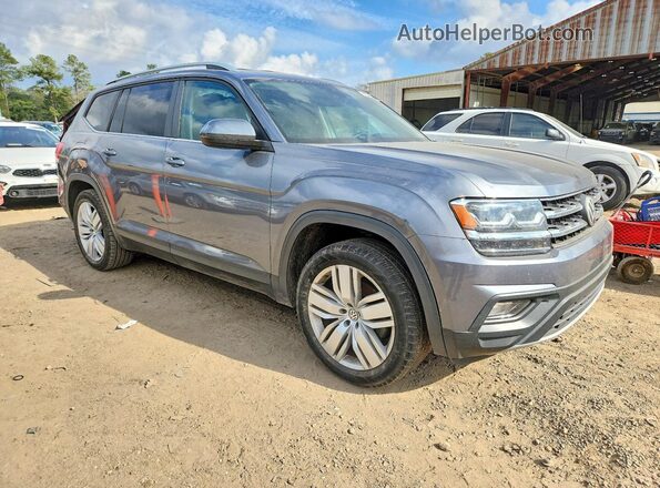1V2WP2CA2KC609662 2019 VOLKSWAGEN ATLAS Угольный Передняя правая четверть