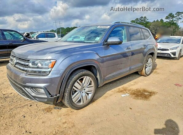 1V2WP2CA2KC609662 2019 VOLKSWAGEN ATLAS Угольный Передняя левая четверть