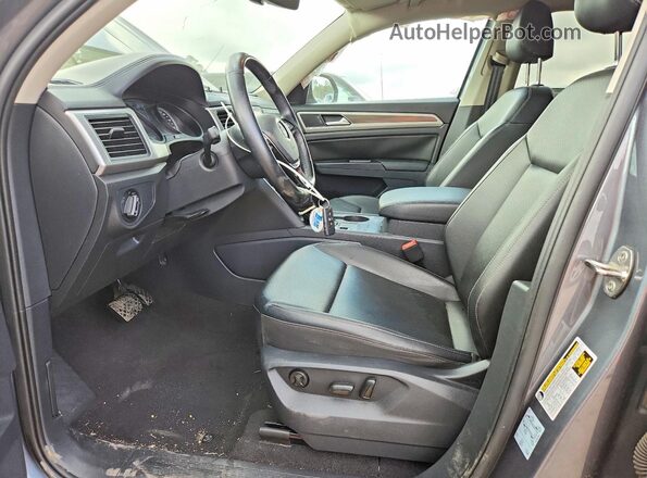 1V2WP2CA2KC609662 2019 VOLKSWAGEN ATLAS Угольный Вид салона спереди