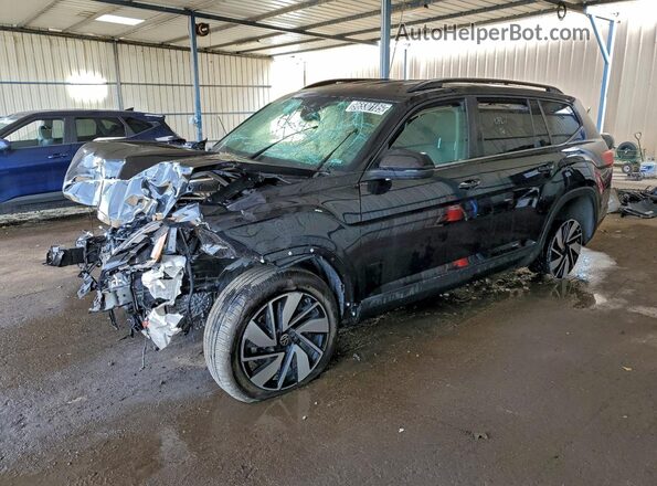 1V2WR2CA7SC566866 2025 VOLKSWAGEN ATLAS Black Передня ліва чверть