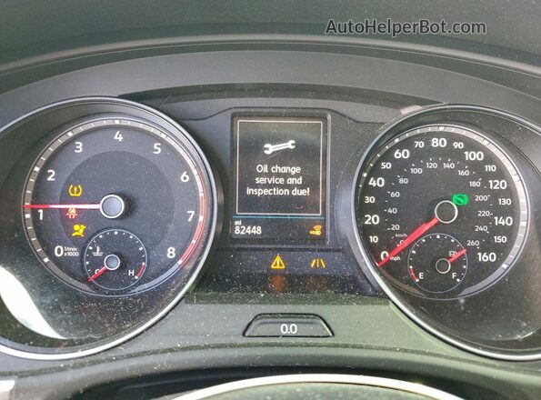 1V2WR2CA8KC616819 2019 VOLKSWAGEN ATLAS Белый Вид щитка приборов