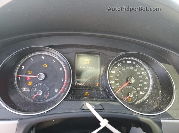 1V2WR2CAXKC618183 2019 VOLKSWAGEN ATLAS Белый Вид щитка приборов