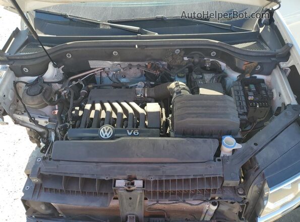1V2WR2CAXKC618183 2019 VOLKSWAGEN ATLAS Белый Вид подкапотного пространства