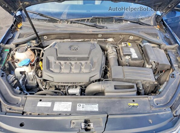 1VWAA7A38JC041718 2018 VOLKSWAGEN PASSAT Blue Widok wnętrza z tyłu