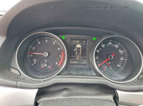 1VWAT7A33HC076090 2017 VOLKSWAGEN PASSAT Серый Вид щитка приборов