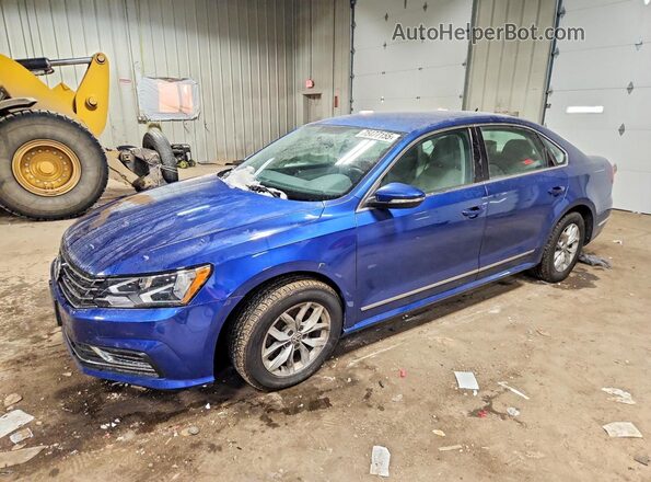 1VWAT7A36GC004895 2016 VOLKSWAGEN PASSAT Синий Передняя левая четверть
