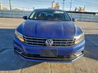 2016 Volkswagen Passat S Синий vin: 1VWAT7A39GC039642