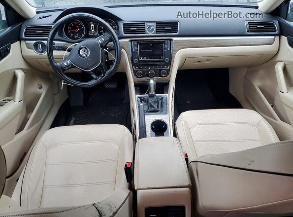 1VWBS7A30GC046633 2016 VOLKSWAGEN PASSAT Черный Вид панели приборов