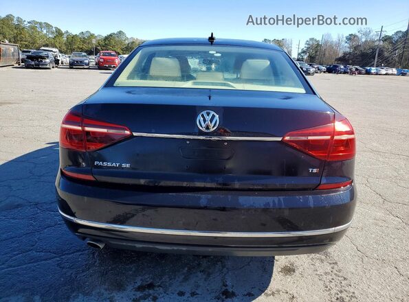 1VWBT7A39HC079581 2017 VOLKSWAGEN PASSAT Black Widok z tyłu