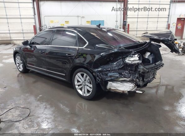 1VWCT7A37HC067756 2017 VOLKSWAGEN PASSAT Черный Задняя левая четверть