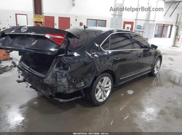 1VWCT7A37HC067756 2017 VOLKSWAGEN PASSAT Черный Задняя правая четверть