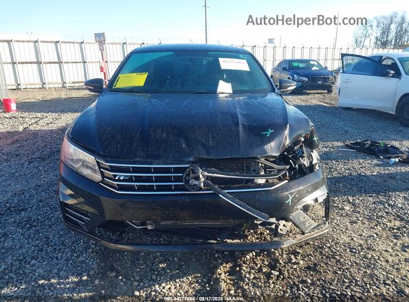 1VWDT7A33HC066060 2017 VOLKSWAGEN PASSAT Black Widok zestawu wskaźników