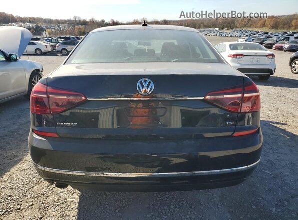 1VWDT7A34HC061384 2017 VOLKSWAGEN PASSAT Черный Вид сзади