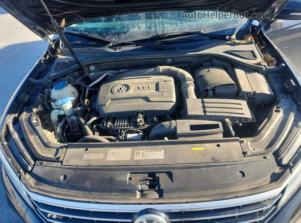 1VWDT7A36HC072046 2017 VOLKSWAGEN PASSAT Черный Вид задней части салона
