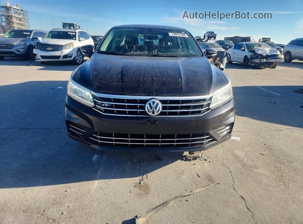 1VWDT7A36HC072046 2017 VOLKSWAGEN PASSAT Черный Вид спереди